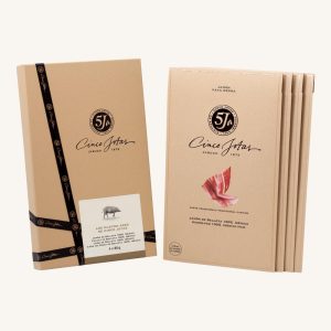 Cinco Jotas 4 Aces Pack - 4 best sellers- Ibérico Ham, Shoulder Ham, Loin and Shoulder-Cut, pre-sliced 4 x 80 gr