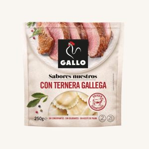 Gallo Fresh egg pasta stuffed with Galician veal, from Barcelona 250 gr