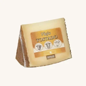 Hacendado Entrepinares Viejo Tostado (toasted aged) mixed milk cheese, wedge 375g