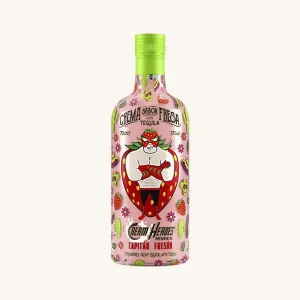 Cream Heroes Strawberry Tequila cream liqueur (crema sabor fresa con tequila), bottle 70cl main